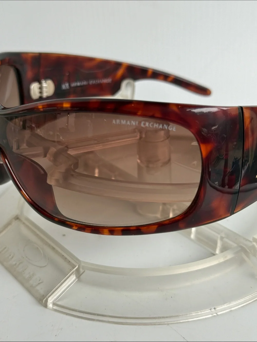 NEW ARMANI EXCHANGE AX007/S Brown Tortoise Sunglasses NEW WITHOUT TAGS
